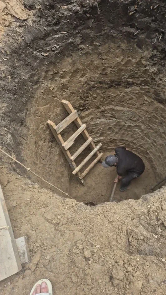 Котлован для установки септика